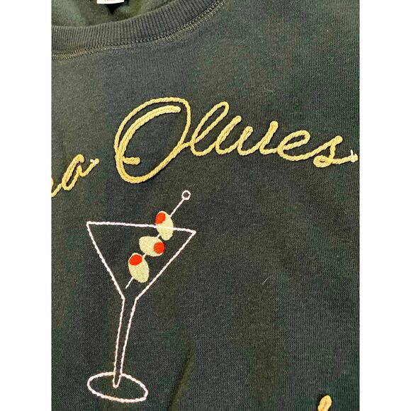 Wildfox Bailey Olive Dirty Martini Jumper Sweatshirt NEW size Medium - Picture 8 of 11